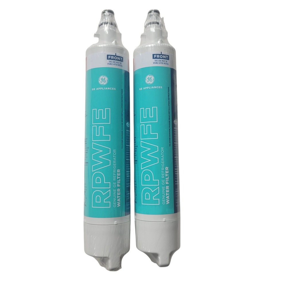 GE RPWFE Refrigerator Water Filter Genuine Lot of 2 with Chip Sealed